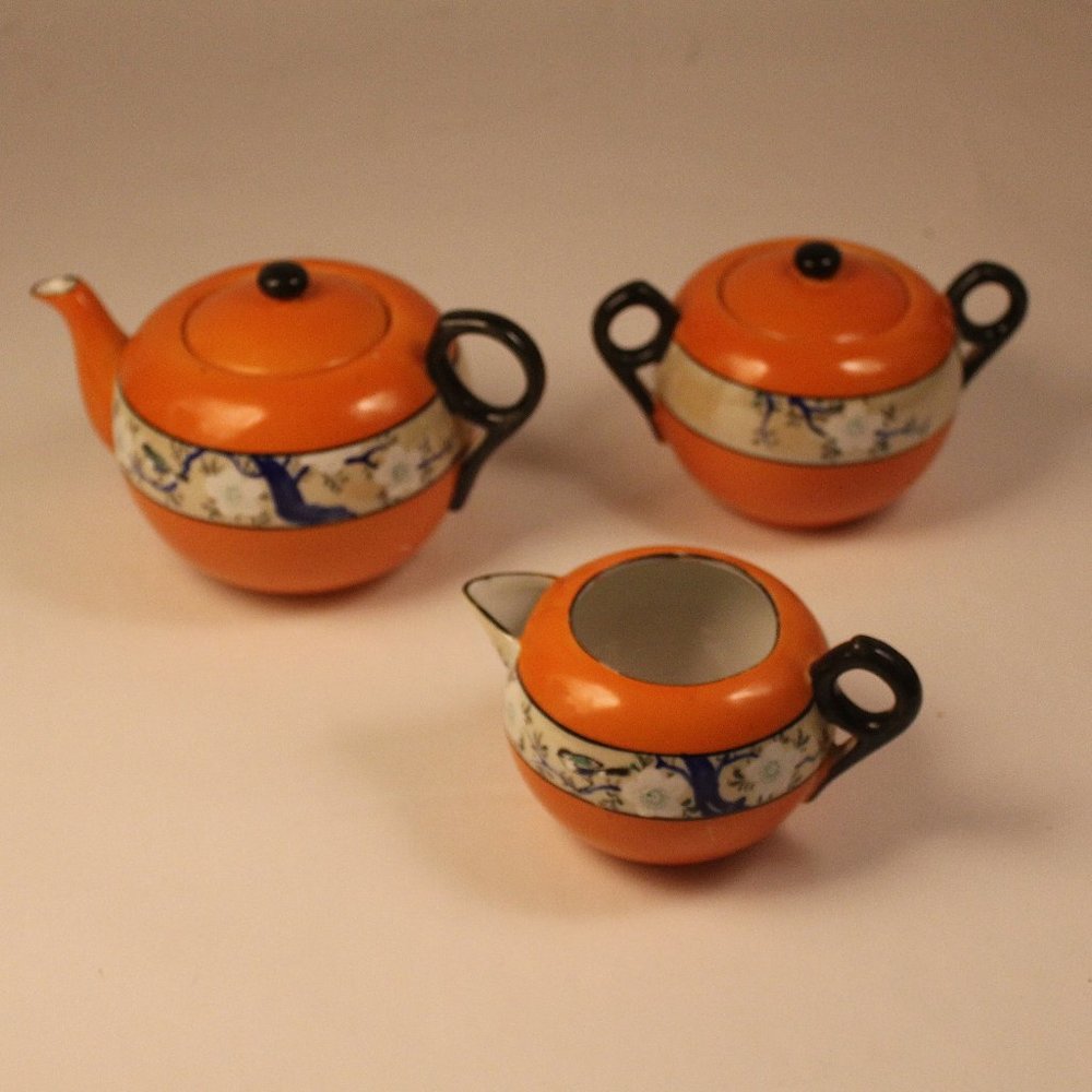 Hand Painted Japanese Tea Set